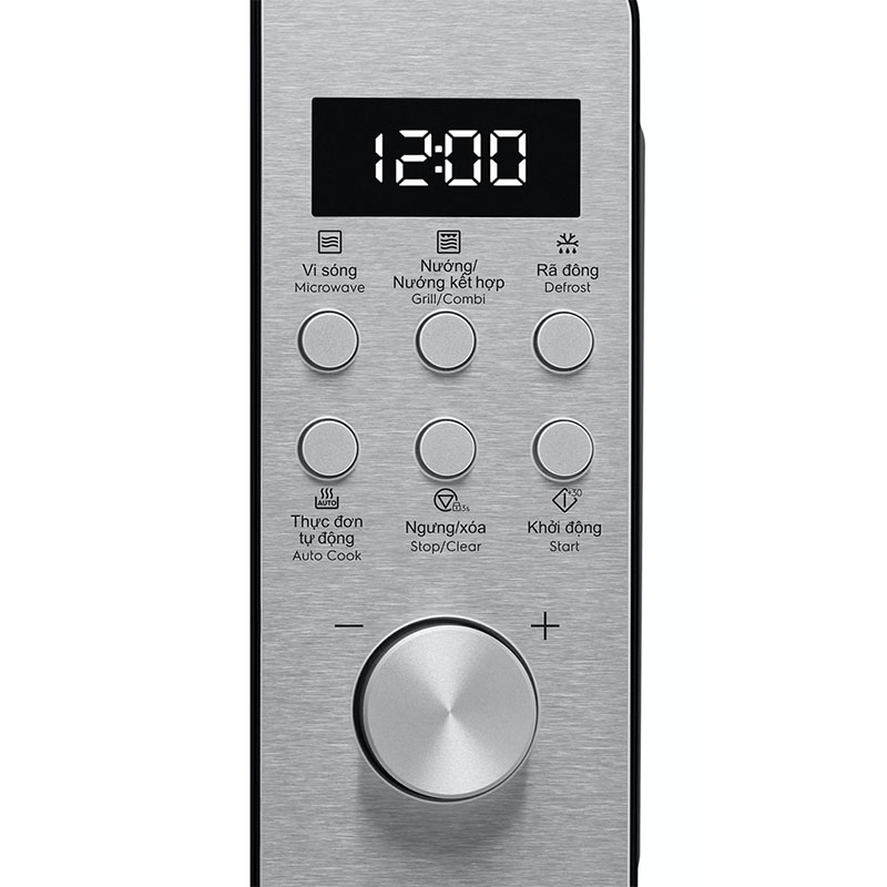 Bảng điêu khiển của lò vi sóng ELectrolux EMM20D38GB