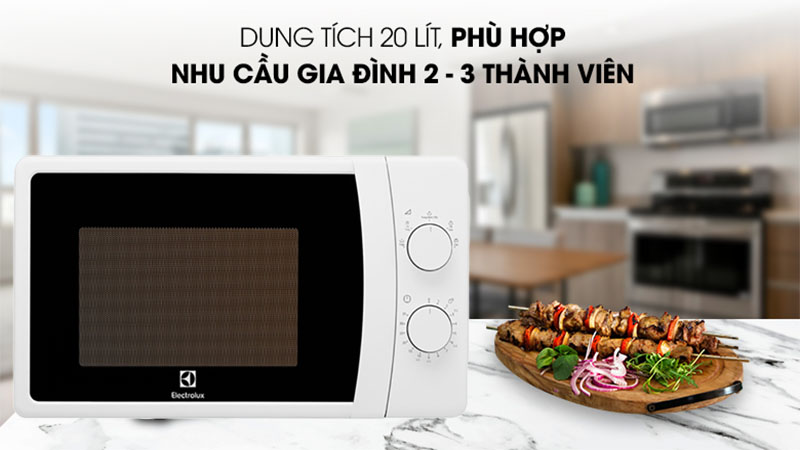Dung tích của Lò vi sóng Electrolux EMM20K18GWI