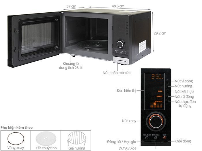 Lò vi sóng Electrolux EMS2348X