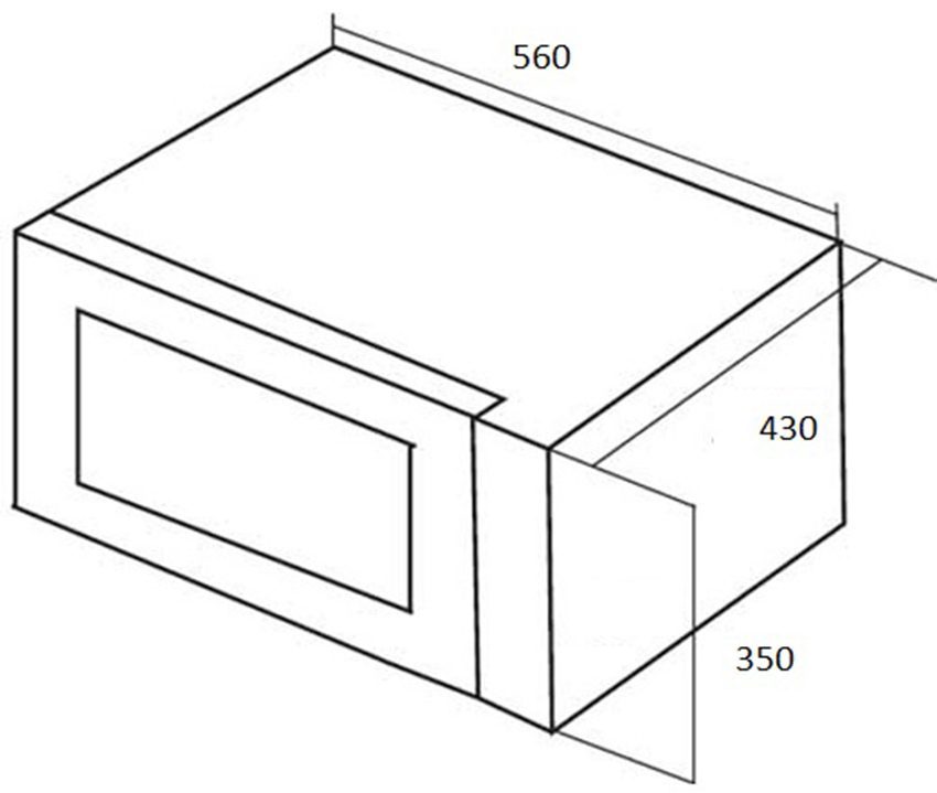 Lò vi sóng Napoli CA 23.2G - Hàng chính hãng