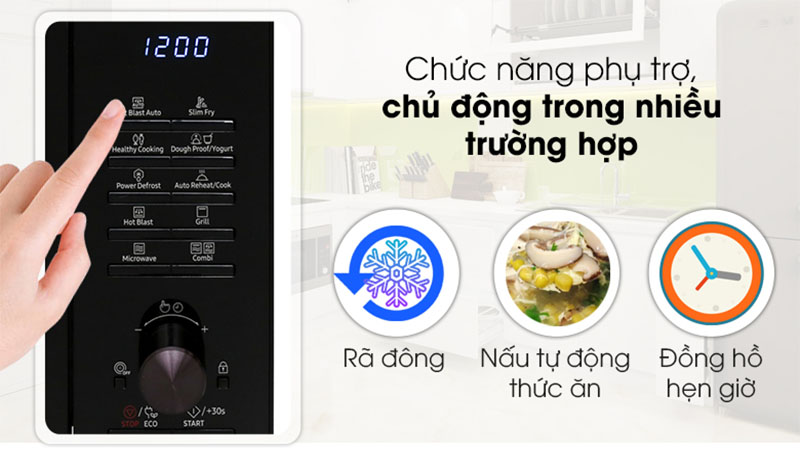 Đang dạng tính năng của Lò vi sóng Samsung MC28M6035CK/SV-N