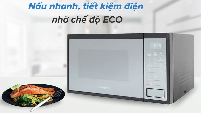 Lò vi sóng có nướng Samsung MG23J5133AM/SV-N - Hàng chính hãng