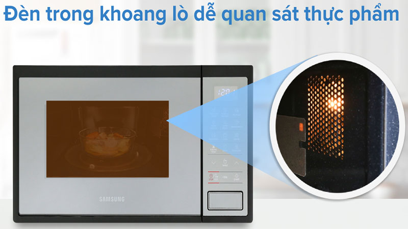 Lò vi sóng có nướng Samsung MG23J5133AM/SV-N - Hàng chính hãng