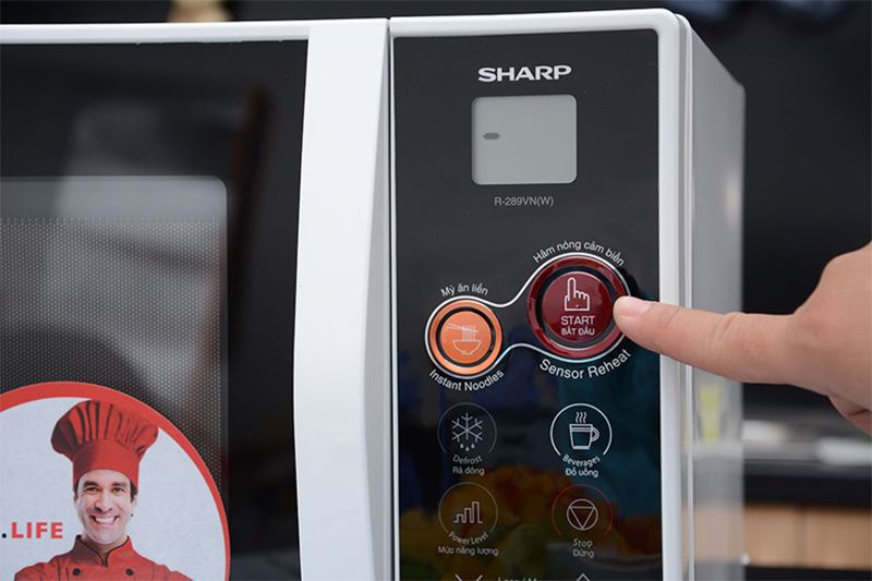 Lò vi sóng Sharp R-289VN(W) - Dung tích 22 lít - Hàng chính hãng