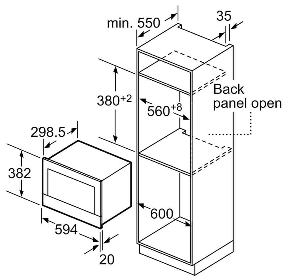 Lò vi sóng Siemens BE634RGS1 - Hàng chính hãng