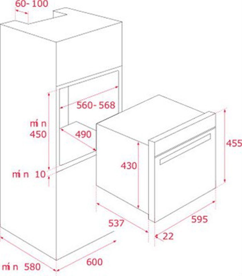 Lò vi sóng âm tủ Teka HLC 847 C - Hàng chính hãng