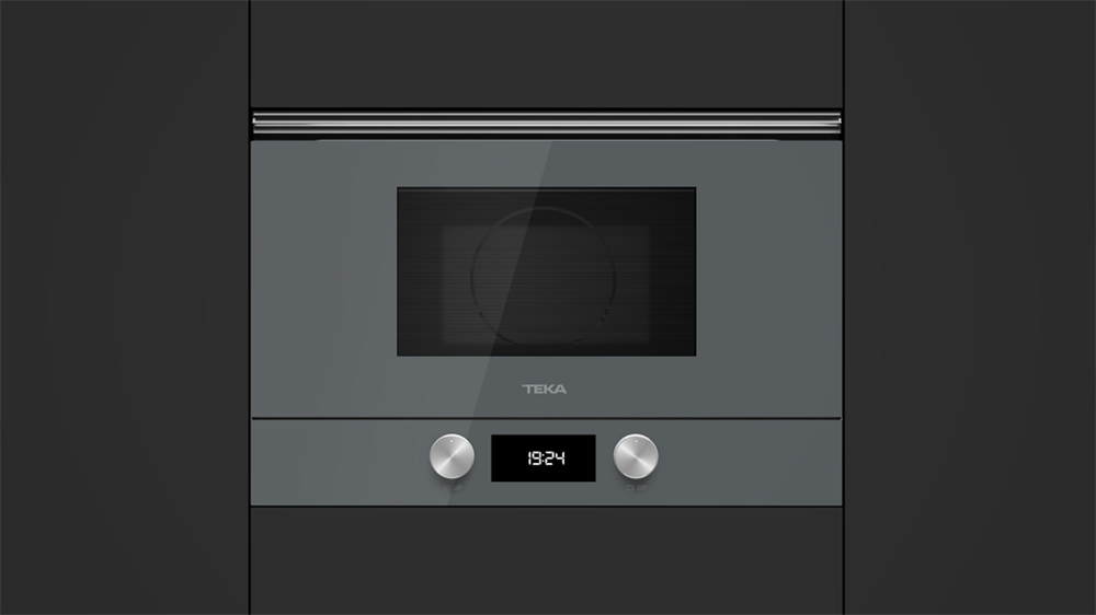 Lò vi sóng kết hợp nướng 22 lít Teka ML 8220 BIS L - Steam Grey  - Hàng chính hãng