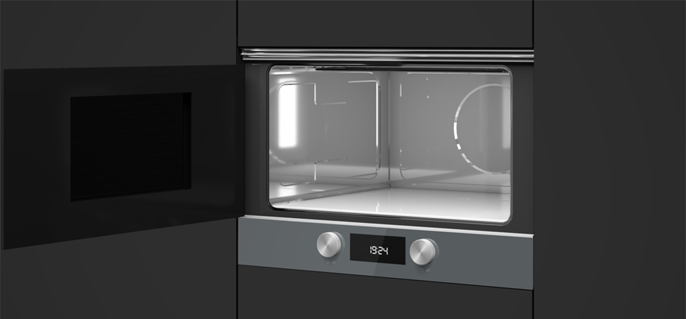 Lò vi sóng kết hợp nướng 22 lít Teka ML 8220 BIS L - Steam Grey  - Hàng chính hãng