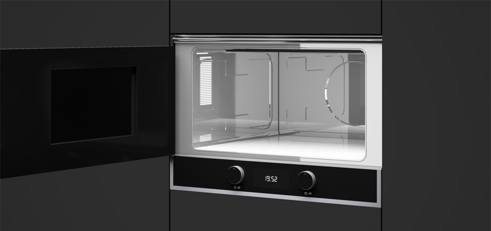 Lò vi sóng kết hợp nướng 22 lít Teka ML 8220 BIS L - Black - Hàng chính hãng