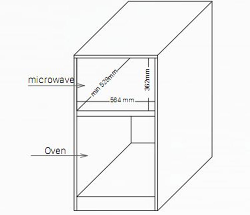 Lò vi sóng âm tủ Fandi  FD-ECM 25 - Hàng chính hãng