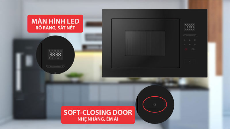 Lò vi sóng âm tủ Malloca MW-925BF - Hàng chính hãng