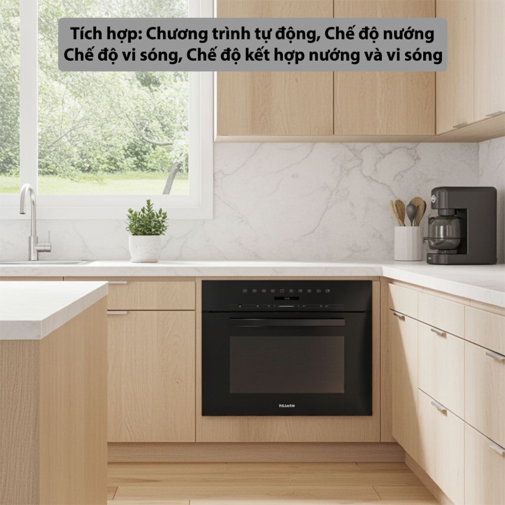 Lò vi sóng âm tủ Miele M-7244-TC - Hàng chính hãng