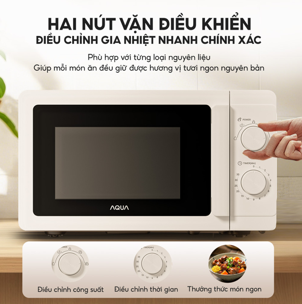 Lò vi sóng Aqua AQS-MWM2001R-W-VN - Hàng chính hãng