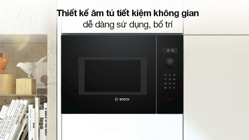 Thiết kế âm tủ của Lò vi sóng âm tủ Bosch BEL554MB0