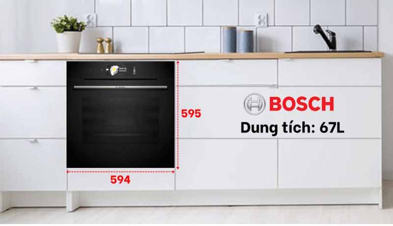 Lò vi sóng kết hợp nướng Bosch HMG778NB1 - Hàng chính hãng