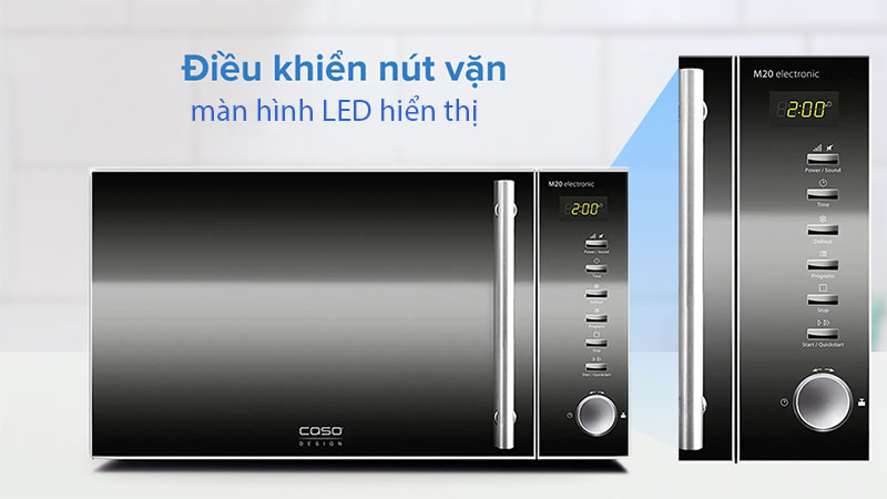 Lò vi sóng có nướng Caso M20 Electronic - Hàng chính hãng