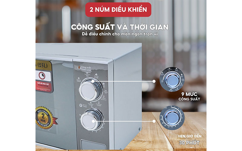 Lò vi sóng có nướng Hasuka HSK-256  - Hàng chính hãng