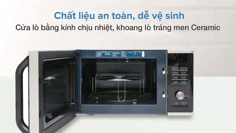 Lò vi sóng có nướng Samsung MG23K3575AS/SV - Hàng chính hãng
