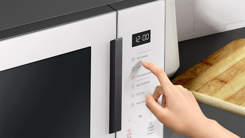 Lò vi sóng có nướng Samsung BeSPOKE MG23T5018CE/SV - Hàng chính hãng