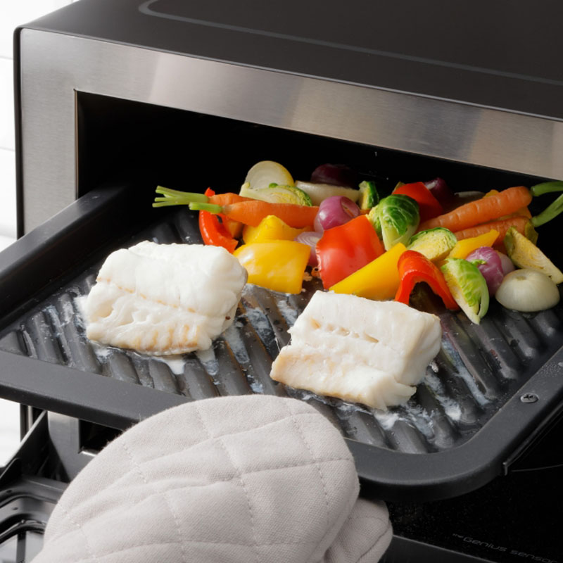 Công nghệ hấp bằng hơi nước cho phép món ăn giữ nguyên hương vị và dưỡng chất tự nhiên