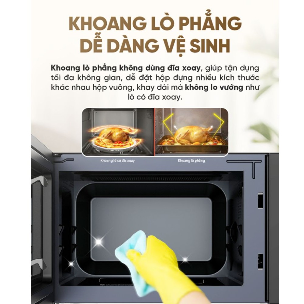 Lò vi sóng có nướng Sharp R-G2545FBC-BK 25 lít - Hàng chính hãng