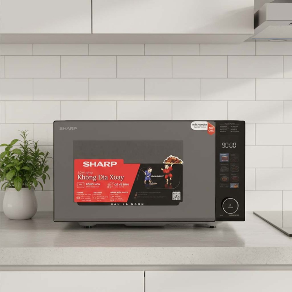 Lò vi sóng có nướng Sharp R-G2545FBC-BK 25 lít - Hàng chính hãng