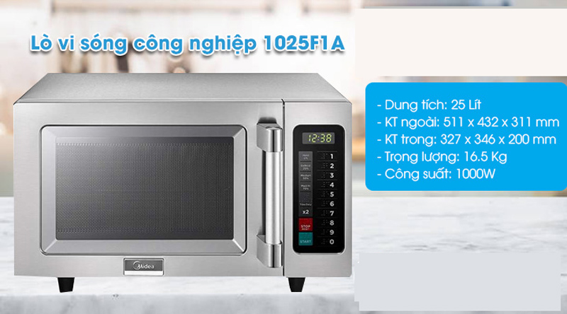Lò vi sóng công nghiệp Midea 1025F1A  - Hàng chính hãng
