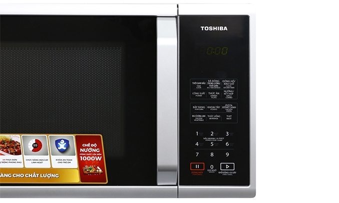 Lò vi sóng điện tử Toshiba ER-SGS23(S1)VN 23 lít - Hàng chính hãng