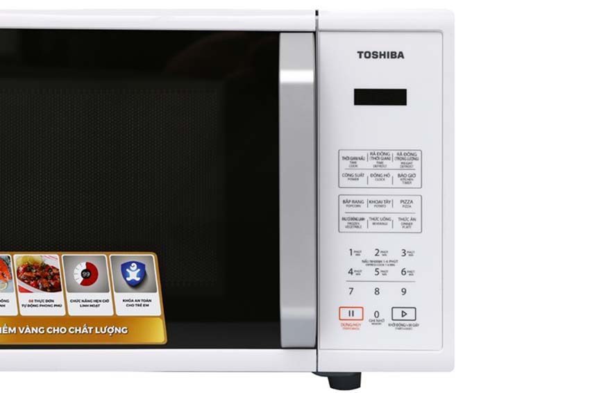 Lò vi sóng điện tử Toshiba ER-SS23(W)VN 23 lít - Hàng chính hãng