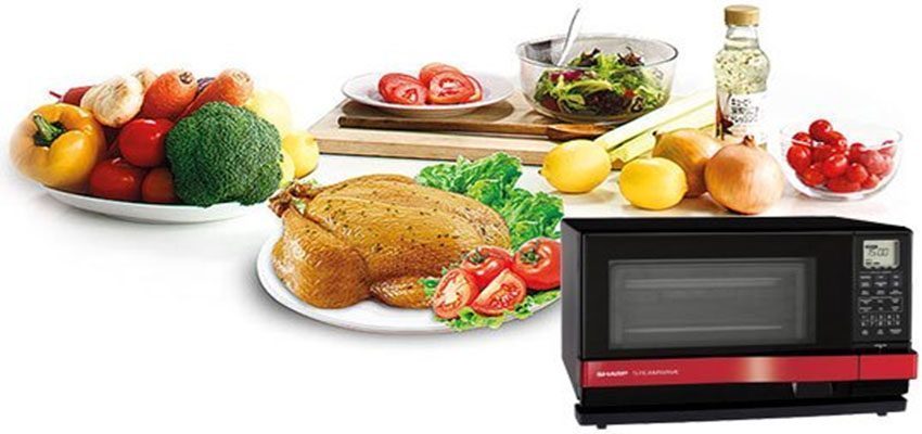 Lò vi sóng hơi nước Sharp AX-1100VN (S/R) - Hàng chính hãng