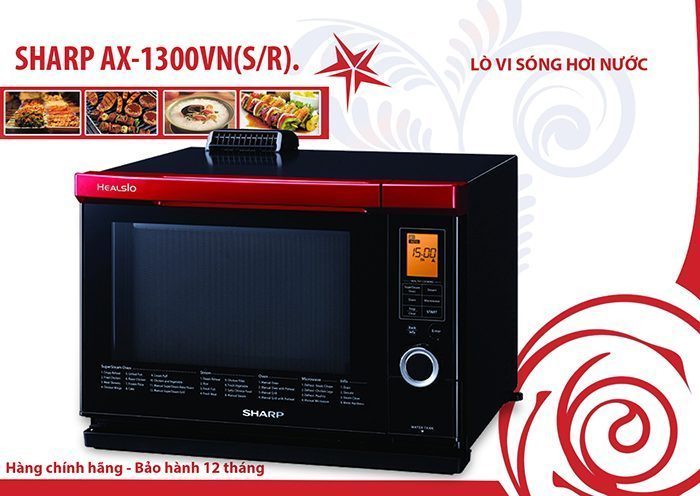 Lò vi sóng hơi nước Sharp AX-1300VN