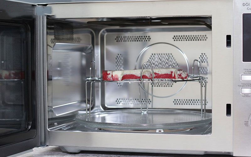 Lò vi sóng kết hợp nướng Sharp R-G825VN-ST - Hàng chính hãng