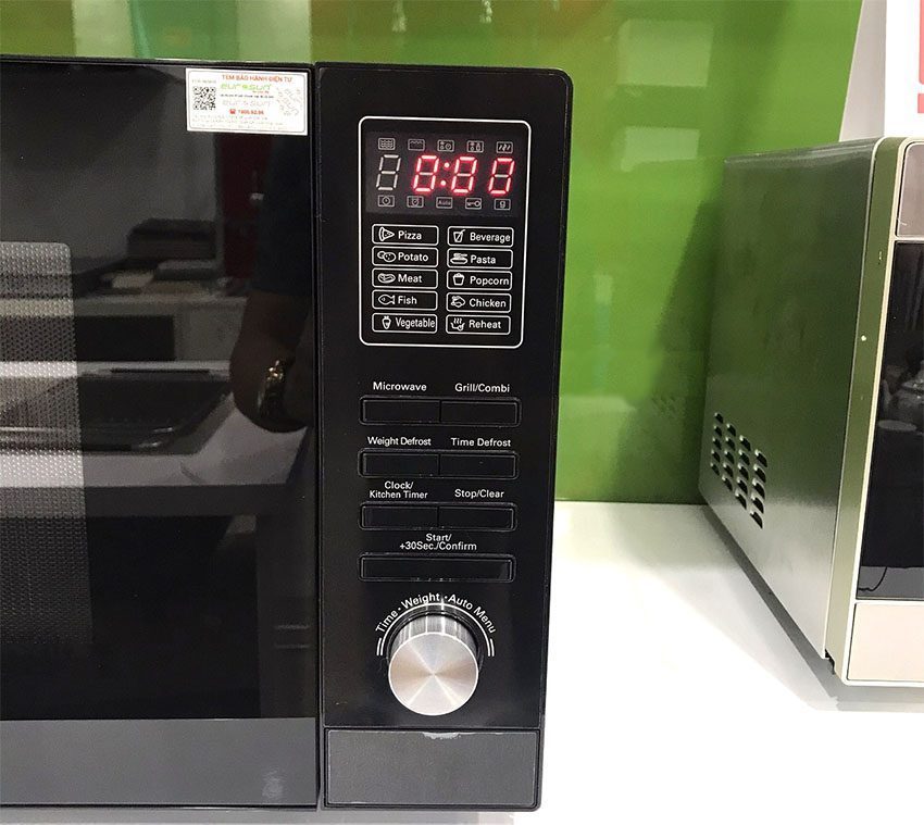 Bảng điều khiển của lò vi sóng kết hợp nướng Eurosun MWO-T25EUR