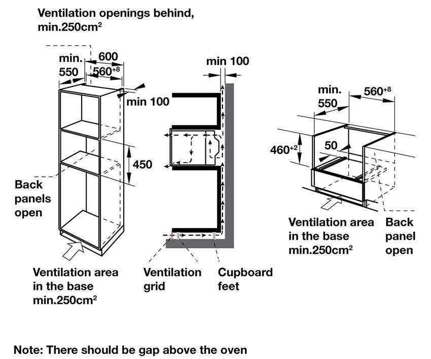 Thông số kĩ thuật của lò vi sóng kết hợp nướng Hafele HMO-T60A 535.62.551