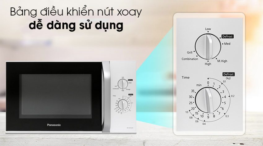 Lò vi sóng kết hợp nướng Panasonic NN-GM34JMYUE - Hàng chính hãng