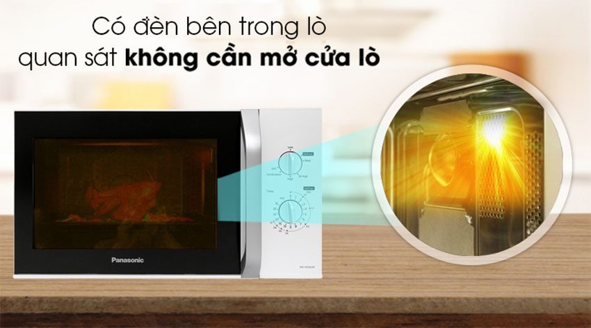Lò vi sóng kết hợp nướng Panasonic NN-GM34JMYUE - Hàng chính hãng