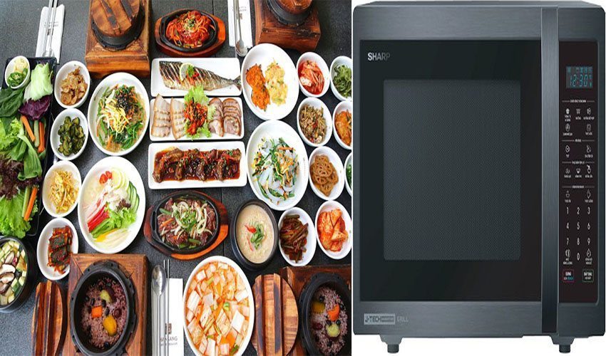 Lò vi sóng kết hợp nướng Sharp R-C727XVN-BTS - Hàng chính hãng
