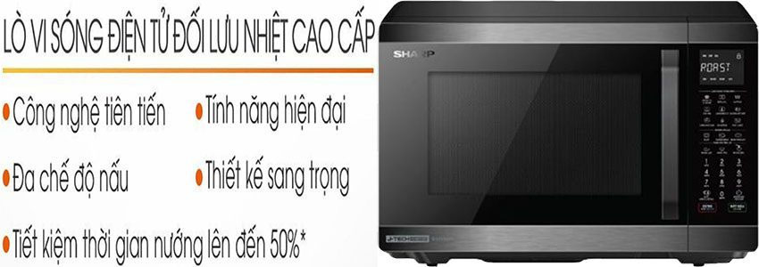 Lò vi sóng kết hợp nướng Sharp R-C932XVN-BST - Hàng chính hãng