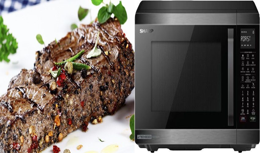 Lò vi sóng kết hợp nướng Sharp R-C932XVN-BST - Hàng chính hãng