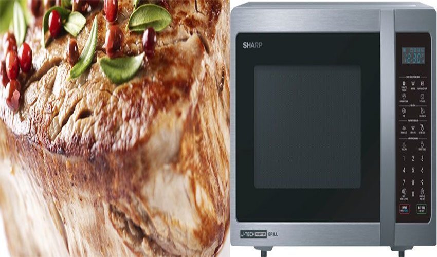 Lò vi sóng kết hợp nướng Sharp R-G32XVN-ST - Hàng chính hãng