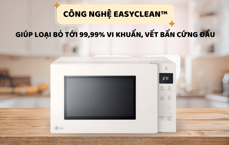Lò vi sóng LG 25 lít MS2535GIK - Hàng chính hãng