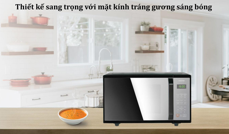 Được cấu tạo từ chất liệu cao cấp với  mặt kính tráng gương sáng bóng