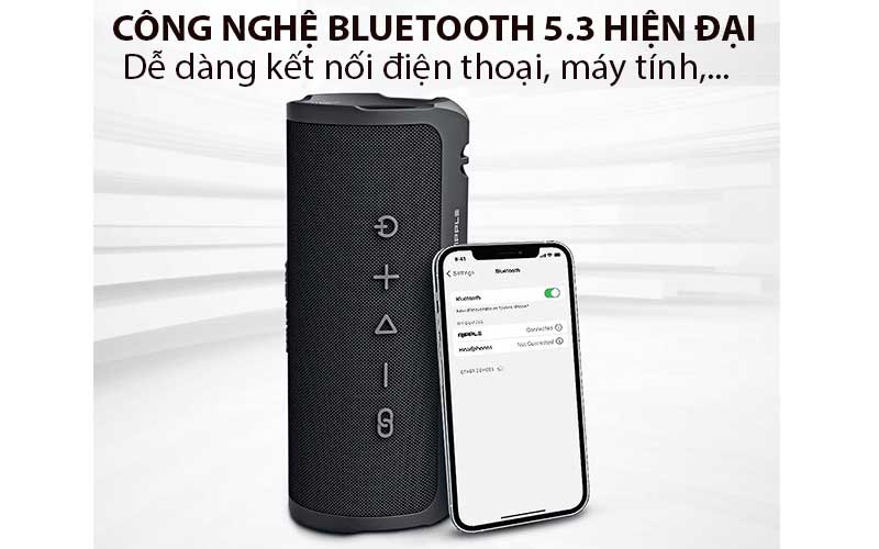 Công nghệ Bluetooth 5.3 của Loa Bluetooth HiFuture Ripple