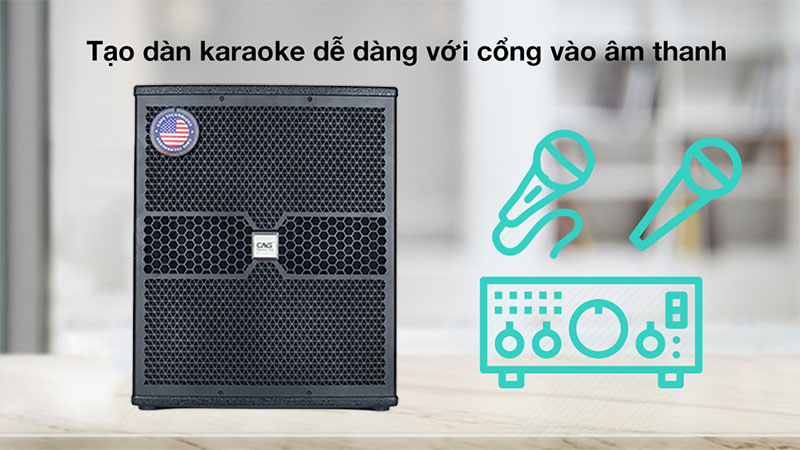 Loa Sub CAVS KX115 - Hàng chính hãng