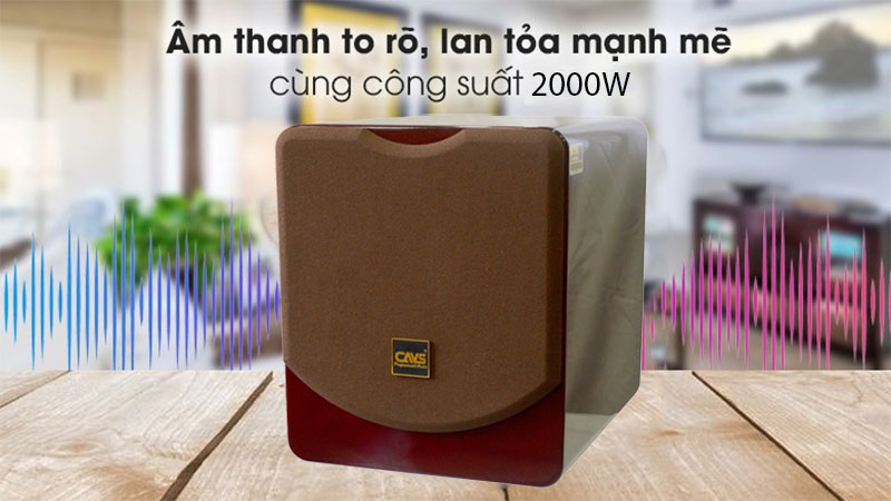 Loa Sub CAVS SA812 - Hàng chính hãng