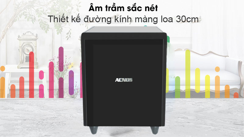 Loa Sub điện Acnos SW-301 - Hàng chính hãng