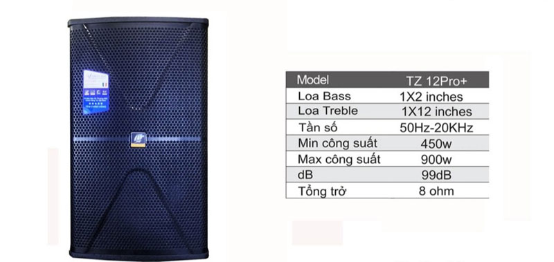 Loa Caf TZ-12PRO+ - Hàng chính hãng