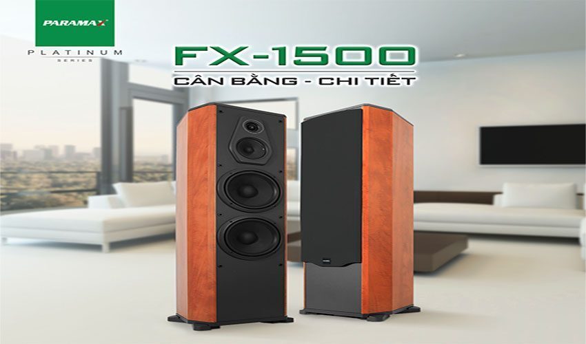 Loa đứng Paramax Platinum FX1500 - Hàng chính hãng