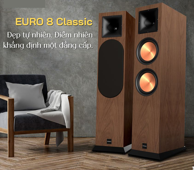 Loa đứng Paramax EURO 8 Classic - Hàng chính hãng