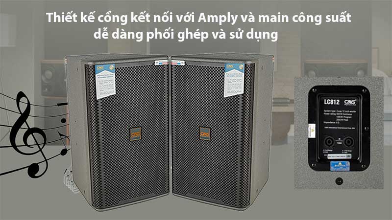 Cổng kết nối Loa full LC812 NEO